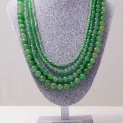 Colliers longs Aventurine Martinique